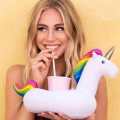 Inflatable Unicorn /Flamingo Cup Holder Pool Float Lilo Bath Toy Beach Toy