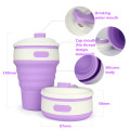 350ML COLLAPSIBLE SILICONE BEVERAGE CUP