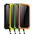 20000MAH Portable Waterproof Solar Panel Power Bank for all Smartphones