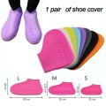 Rain Shoes Silicone Anti-Slip Reusable Waterproof Shoe Protector Cover Unisex