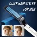 Men's Beard and Hair Curling Straightener Modelling Comb