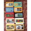 10 Famicom games untested lot 2