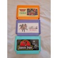 Lot of 3 famicom games