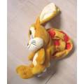 Yellow Easter Bunny/Egg - Frey`s Migros super soft toy! 40cm.