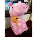 Rare Peppa Pig and her Teddy plush soft toy. 30 cm.
