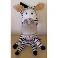 Dreamworks Madagascar Big Headz Plush Toy - Marty the Zebra!