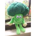 The Goodness Gang.  Bobbi Broccoli the Plush Soft Toy.  33cm.