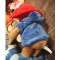 Baby's First Little Paddington Bear with hat and coat.  Small Size 17cm.