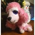 Russ Berrie - Lil` Peepers Susi the Pink Poodle.  Super Price!  24cm.