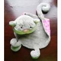Cute Cat -  Plush Baby Comfort/Toy Blanket made by Esprit - Kids and Play.