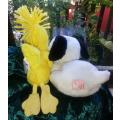 Snoopy and Woodstock!  2x United Feature Syndicat Inc. Vintage Toys.  Bargain!
