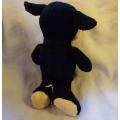Kinder Black Sheep soft toy.  Cute as a Button!  25cm.