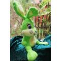 Hoppity the Green Bunny - Migros/Frey super soft toy! 35cm.