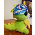 NICI Sirup `Candy Dragon` Blu Bibi Plush Toy Super Plush Soft Toy. 16cm.