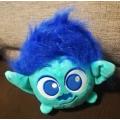 Dreamworks Blue Hair Troll Plush Soft Toy. 22cm.