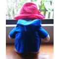 Pre-Loved Paddington Bear with Blue Coat and Red Hat. 60cm.