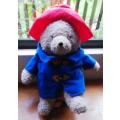 Pre-Loved Paddington Bear with Blue Coat and Red Hat. 60cm.