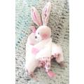 Baby`s Bunny Plush Baby Graffitis Comfort/Toy Blanket. 25cm.