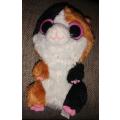 TY. Nibbles the Beanie Boo Guinea Pig. Pink solid eyes. 2011.