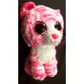 TY. Asia the Beanie Boo. Plush Tiger with Glittery Eyes and Nose. 16cm.
