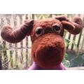 Big Headz - Around the World! Mac the Moose. Super Plush Soft Toy.  22cm. Cheap Price!