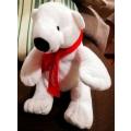 Collectable Coca-Cola Bear with a red scarf! 20cm.