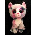 Collectable TY Beanie Boo Lindi the Cat. 18cm.