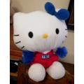 Hello Kitty Cheerleader!  Super Plush Sanrio Plush Toy!  23cm.