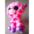 Collectable TY Beanie Boo Plush Giraffe named Twigs. 18cm.