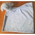 Jellycat Blue Bashful Bunny Soother. Plush Baby Comfort/Toy Blanket.
