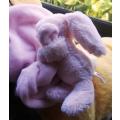 Jellycat Pink Bashful Bunny Soother. Plush Baby Comfort/Toy Blanket. 34cm.