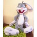 Collector`s Item. Big Floppy Head Looney Tunes Bugs Bunny Plush Soft Toy! 35cm.