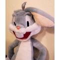 Collector`s Item. Big Floppy Head Looney Tunes Bugs Bunny Plush Soft Toy! 35cm.
