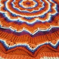 Crochet Acrylic Yarn Square Star - 120cm x 110cm