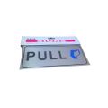 Adhesive Metal signage- Pull