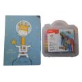 Kiddies Giraffe Jumbo Notebook and 18-Color Oil Pastel Kit!