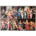 Power Rangers Fold out booklet. Unofficial