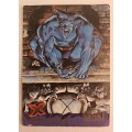 Beast trading card. X-men