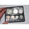Rhodesia mint set of 7 coins - in original pouch