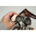 WW1 `bundle` - German, Carl Zeiss Binoculars, Luger holster and a WW1 Victory medal