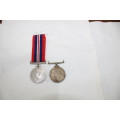 War Medal - x 2 ....unnamed....details below....