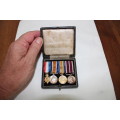Miniature medal collectors.......a rare WW1 set!!