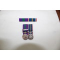 British Miniature medal set - details below.....