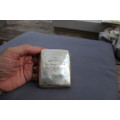 Sterling silver WW1 cigarette case - details below.....