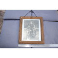 WW1 Royal Engineers picture frame  - a wonderful find! see below.....