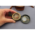 WWI Compass - Leather Cased Barkers Military Handheld Prismatic