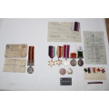 Boer War QSA and WW11 - family medals....see below.....