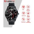 LEMFO DT98 Men Smart Watch ECG Heart Rate Blood Oxygen Pressure For Android iOS