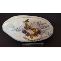 RUBY WORLD CUP 1995 - AUTOGRAPHED RUGBY BALL, INCLUDING FRANCOIS PIENAAR *RELISTING*