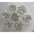 11 Pointers VS1  7 GENUINE round natural loose DIAMONDS (bid per stone)